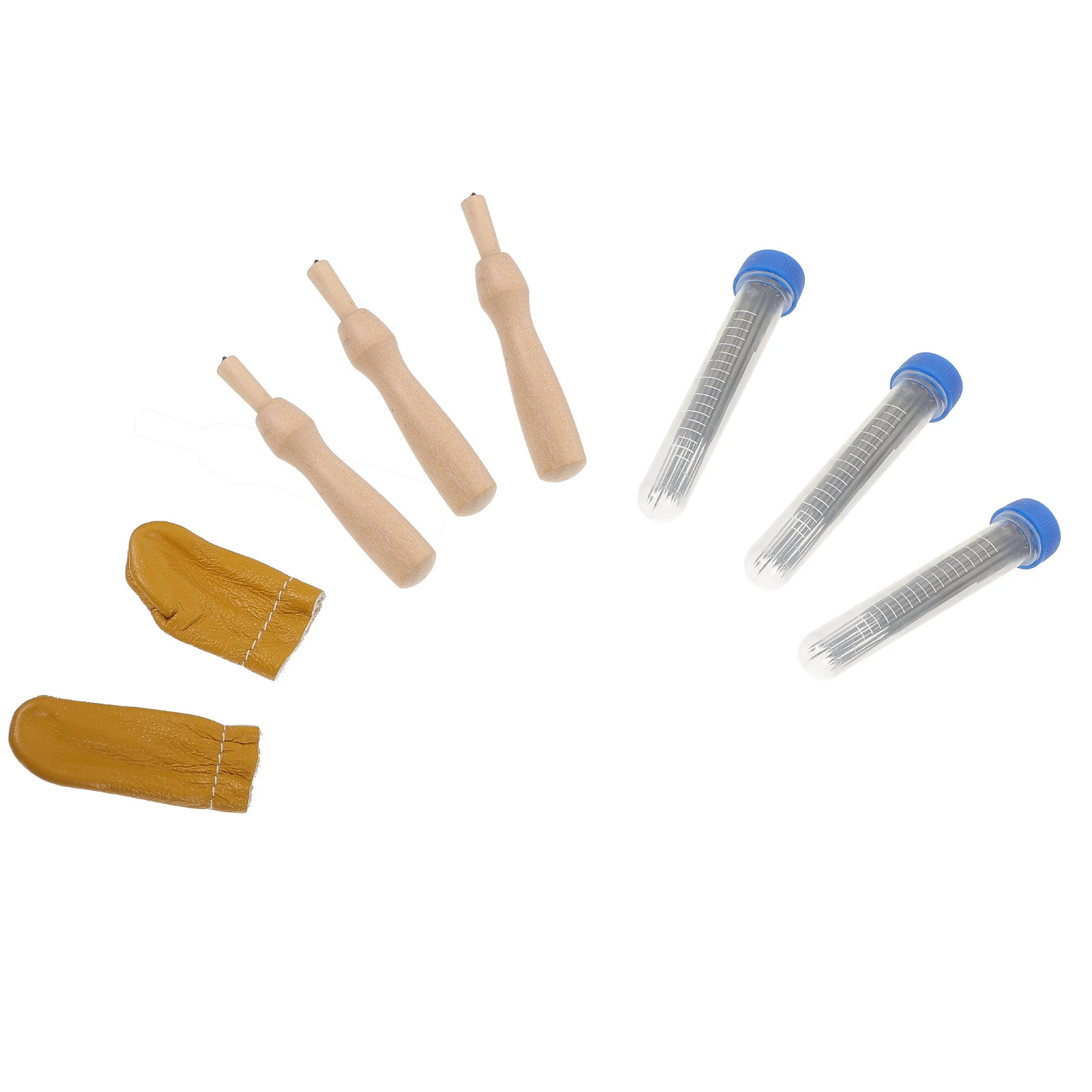 

Plastic Circle Finger Cots Metal Wool Felting Needles Tools for DIY Crafts Needle Felting Supplies Strong Durability Perfect