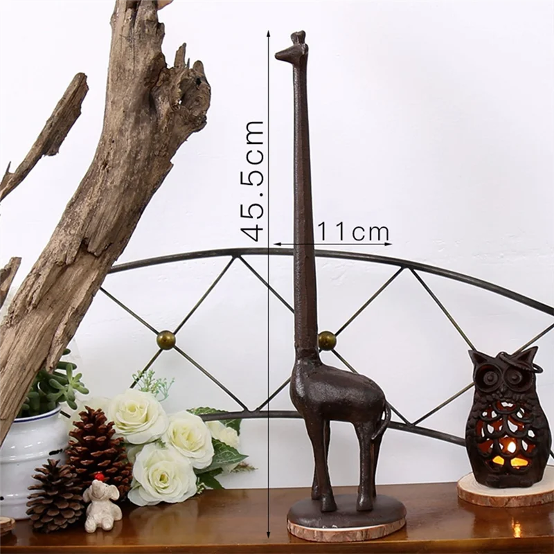 AY03-Залезный держатель для туалетной бумаги, отдельно стоящий держатель для бумажных полотенец с жирафом, декоративная подставка для бумаги для ванной комнаты