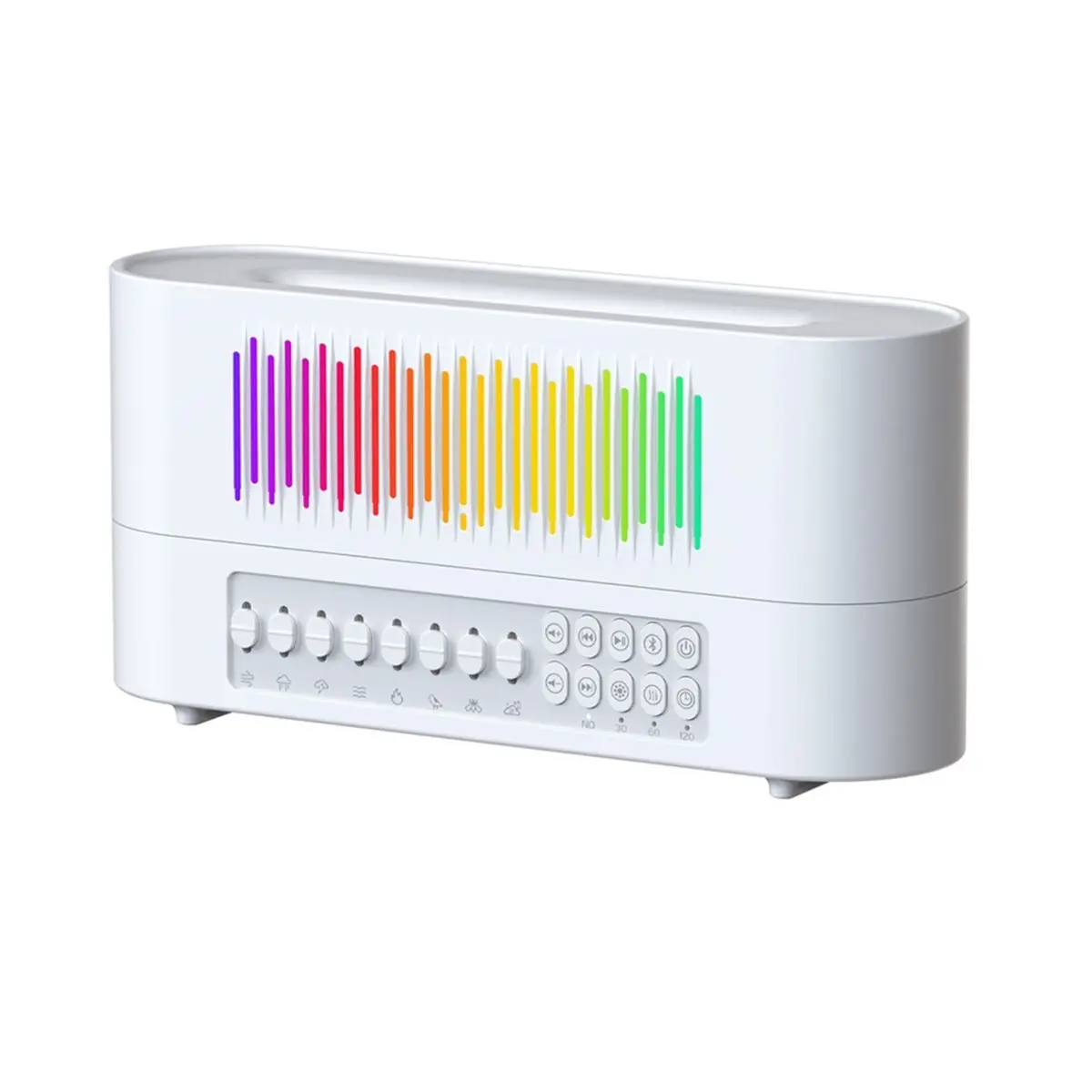 Aroma Diffuser with Bluetooth Speaker Essential Oil Diffuser A ABS White Noise Sleep Sound