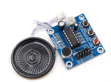 Módulo de grabación ISD1820, módulo de voz, placa de módulo de teléfono telefónico con micrófonos