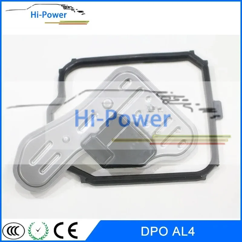 New AL4 DPO Automatic Transmission Oil Filter AL4 DPO Repair Kit Oil Pan Gasket 52710G For Citroen Peugeot Car Accessories