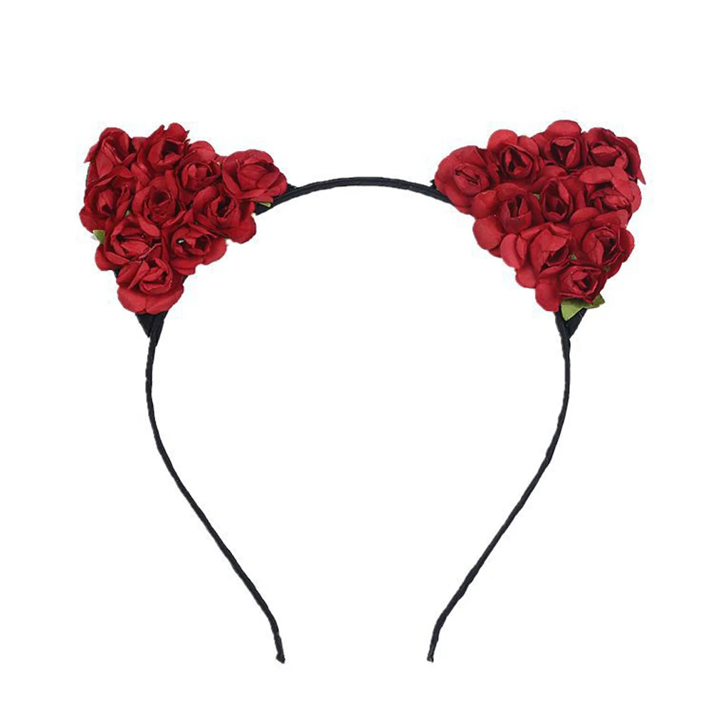 

7Pcs Cat Ears Headband Lightweight Metal Accessories Cosplay European Headbands Costume Ears Hair Styling Tool Banquet