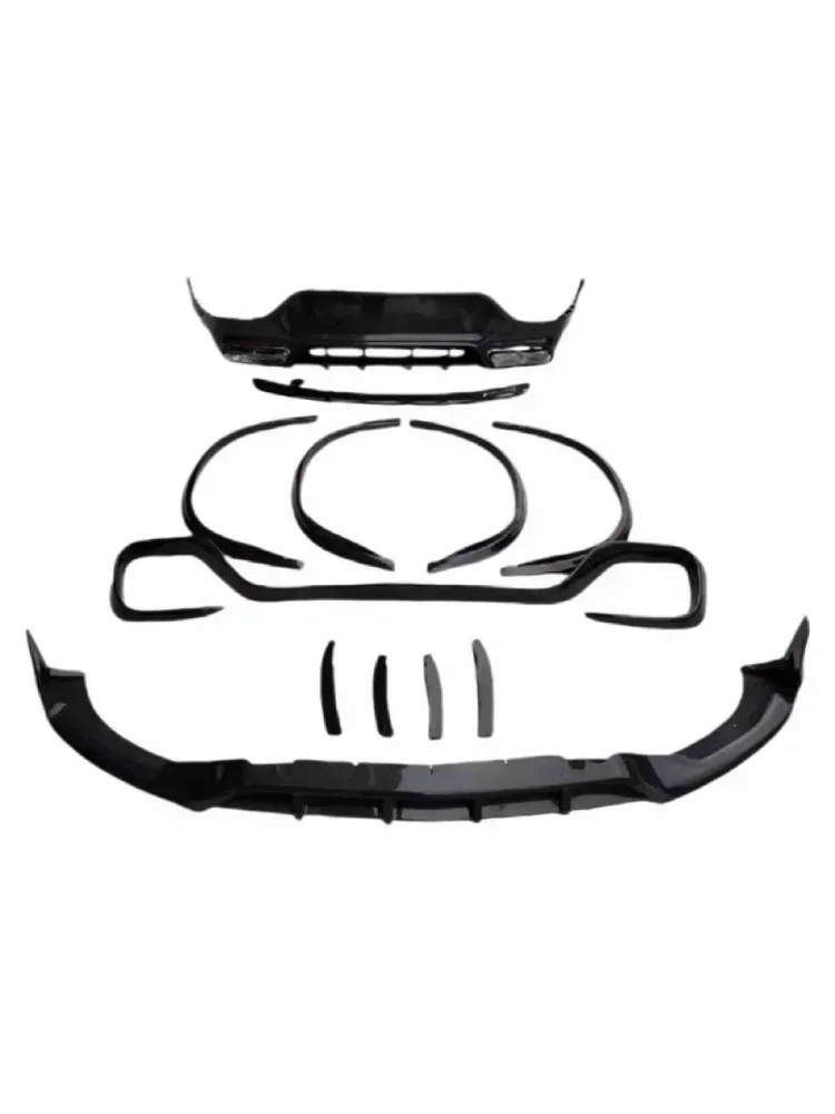 Carbon Fiber Body Kit Engine Cover For Mercedes-Benz GLC Coupe Modified Front Rear Lip Wheel Eyebrows Tail Wing Car Accessories