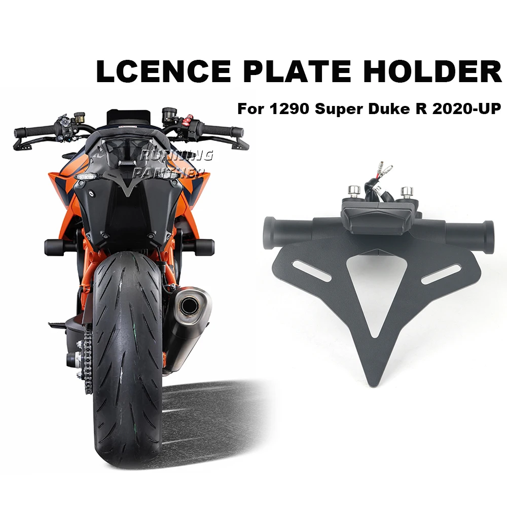 

Motorcycle Rear Short Tail Stock Tidy License Plate Holder Tailstock Bracket Kit For 1290 Super Duke R 2020 2021 2022 2023 2024