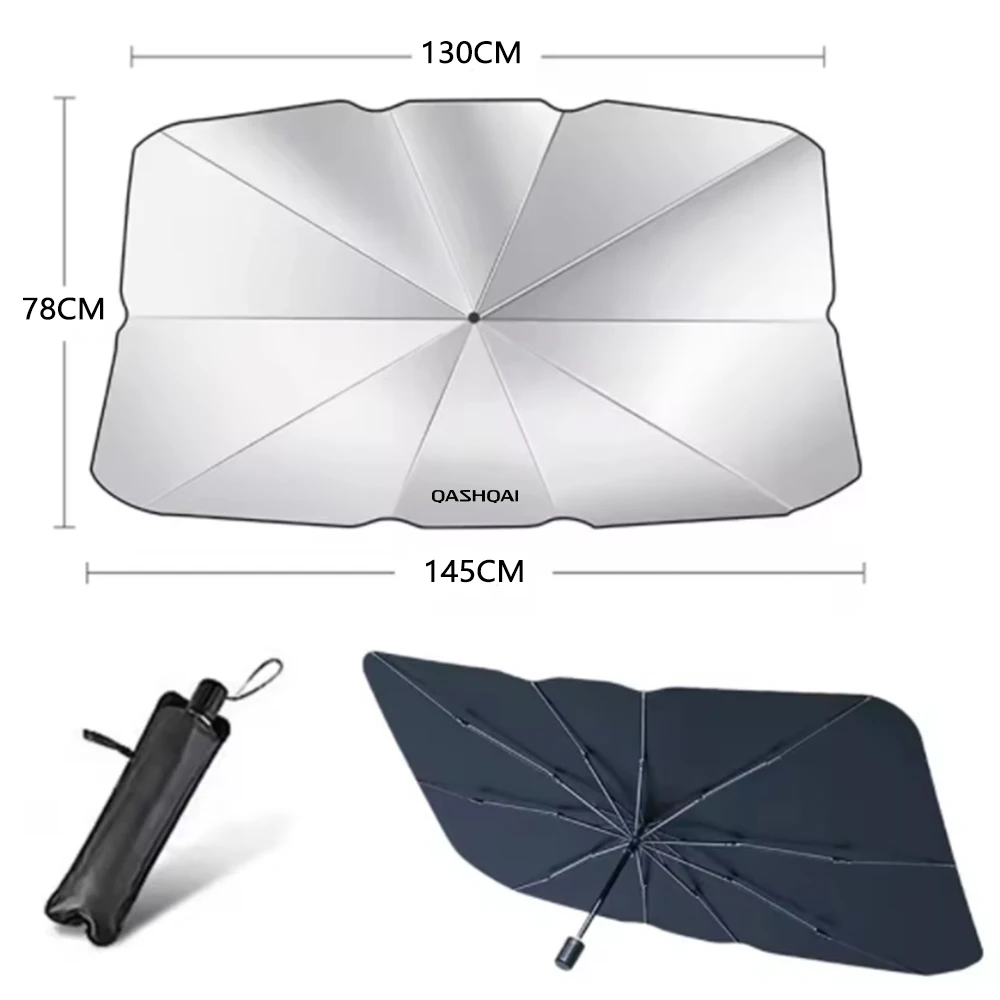 Car Windshield Sunshades For Nissan Micra Qashqai Leaf Kicks Juke 350Z 370Z Armada Versa Elgrand Livina NV200 Pathfinder Serena