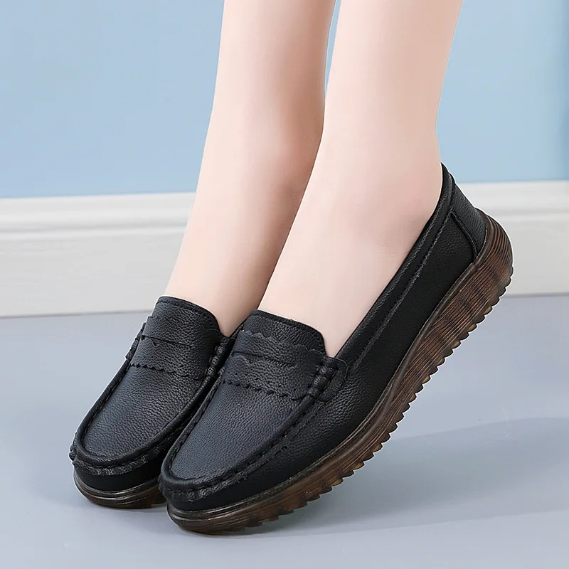 Fashion Casual Shoes Women Loafers Breathable Cut Out Ballerina Female Flats Sneakers Ladies Slip-on Moccasins Zapatos De Mujer