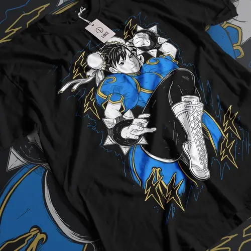 Camiseta de Chun Li, camiseta de regalo de Anime Snk, todas las tallas