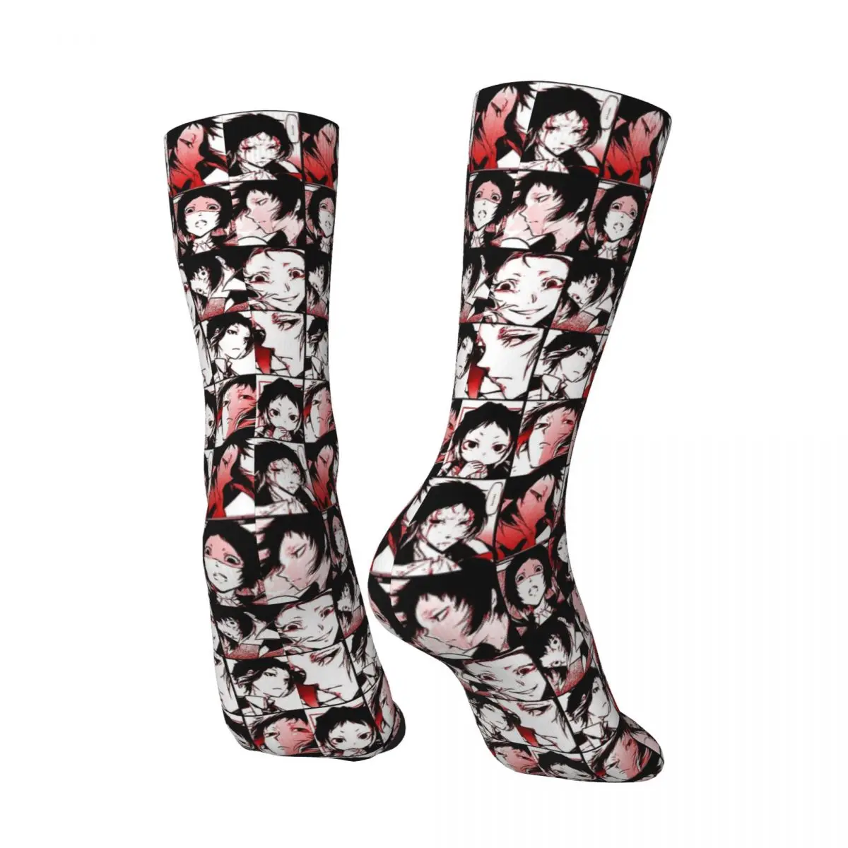 Bungou Stray Dogs Chuuya Nakahara Men Women Round neck Socks Outdoor Novelty Spring Summer Autumn Winter Stockings Gift