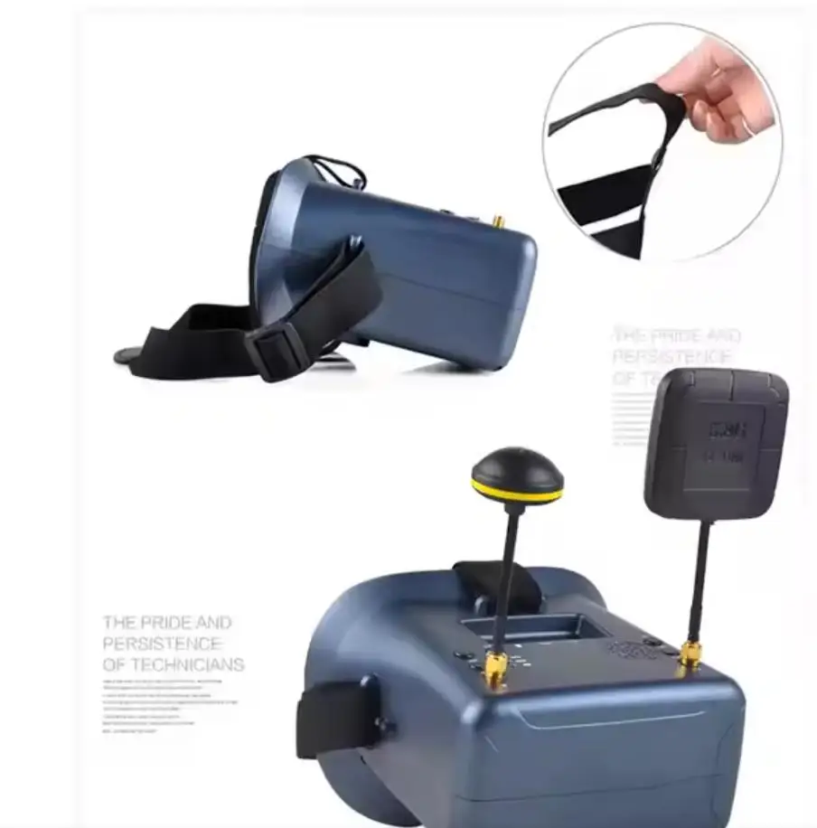 

Очки DJI FPV 5,8G 40CH с двумя антеннами, монитор, видеоочки, 5,8G, 25 МВт, передатчик, FPV камера для гоночных дронов, радиоуправляемые автомобили