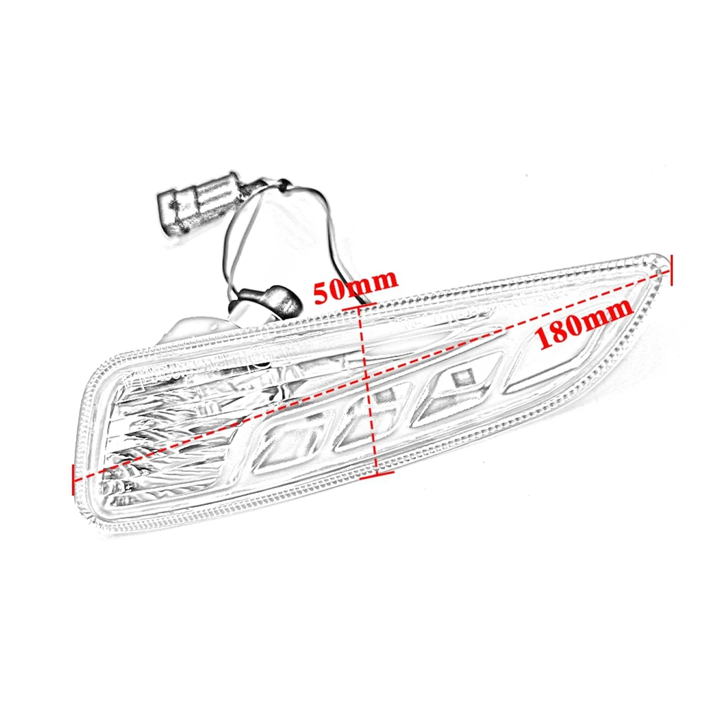 Luz LED delantera de señal de giro para Vespa Sprint 150 2017-2023, luz amarilla y blanca, accesorios para Scooter, luz indicadora