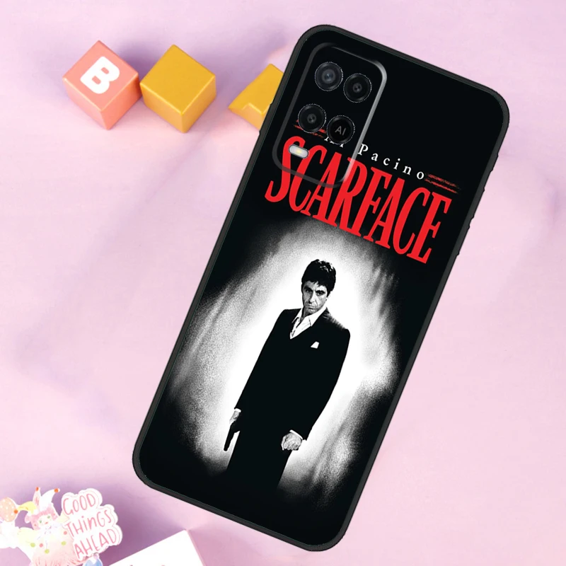 Scarface Al Pacino Movie For OPPO A57 A17 A77 A96 A76 A16 A54 A74 A94 A98 A78 A58 A5 A9 A15 A52 A72 A53S A54S Case