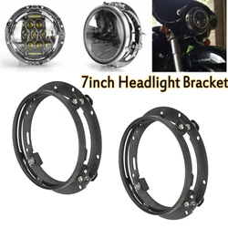 7 Inch Round LED Headlight Mounting Bracket Ring For Car Jeep Wrangler JK Suzuki Samurai for Harley Motorcycle 7