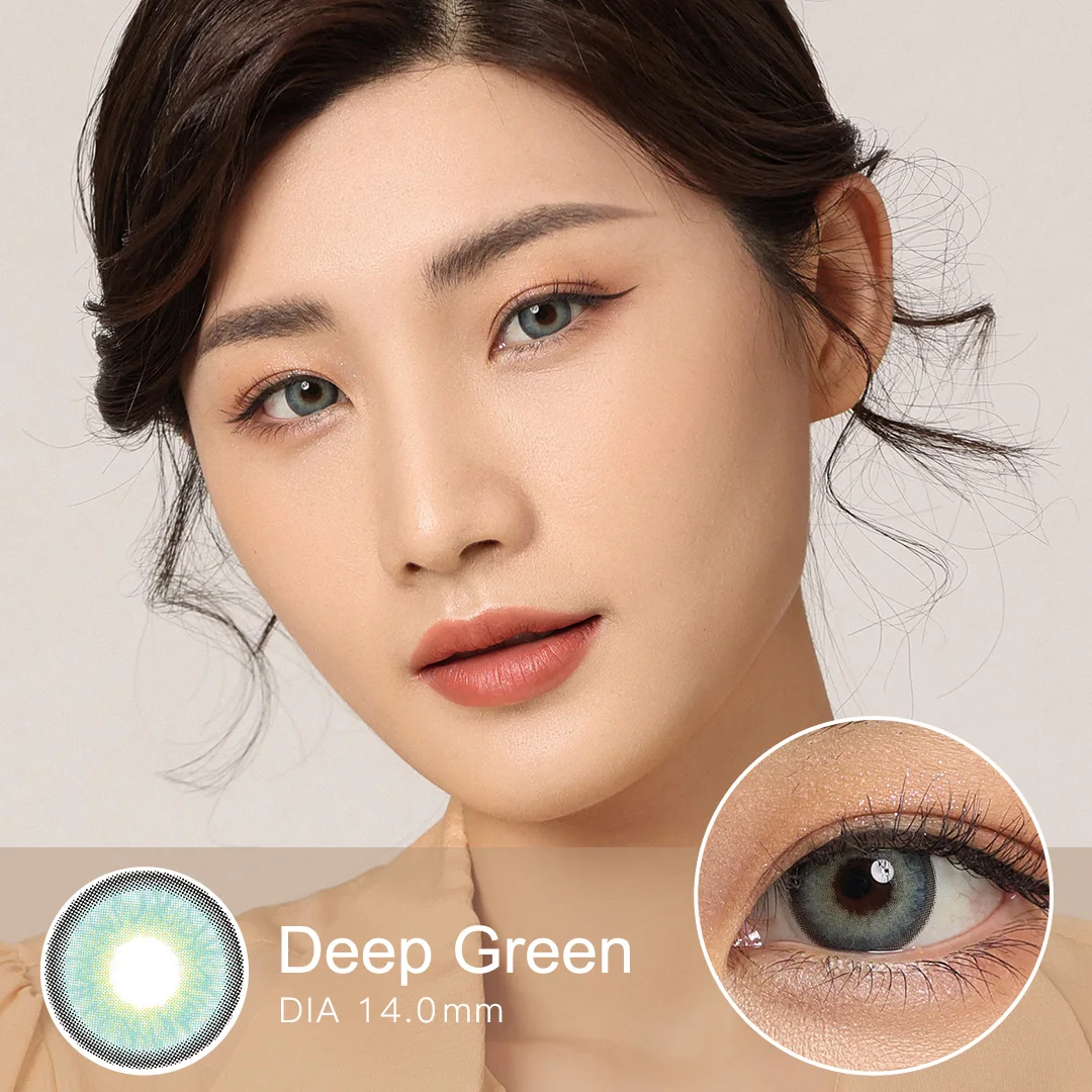 Magister Hazel Contact Lens MYSTERY pupilentes de color Green Contact Lenses Colored Contact Lens for Eyes 1Pair Eye Color Lens