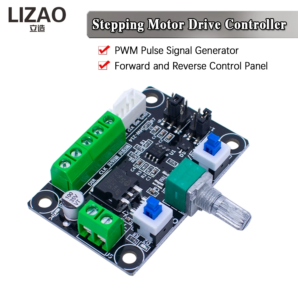 DC 12V-24V Stepper Motor Driver Drive Controller PWM Pulse Signal Generator Speed Control Module Board HW-214