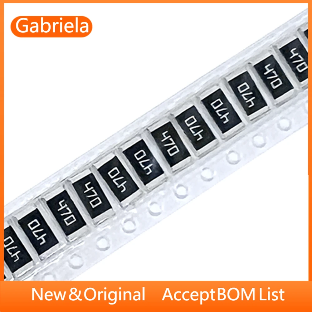 

50 шт. 2512 SMD чиповый резистор 47 Ом 47R 470 1 Вт 5% Пассивные компоненты резисторы