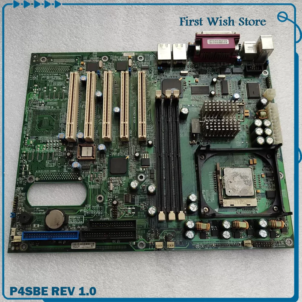 LGA478 Dual Network Port Industrial Control Motherboard P4SBE REV 1.0