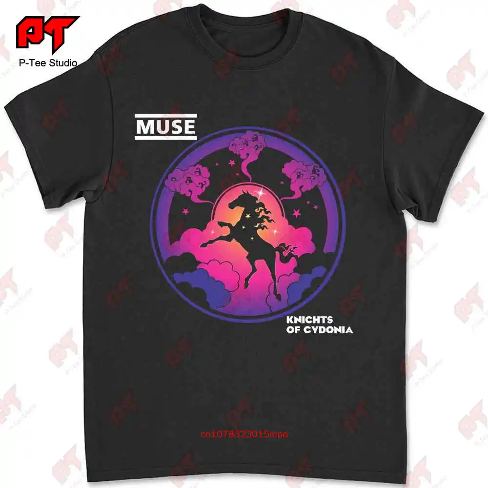 Muse Knights Of Cydonia Rock Band T-shirt Q4NY