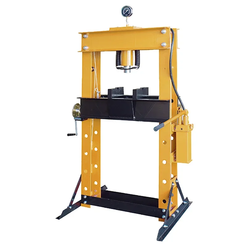 Multi-function Hydraulic hine Manual Shop Press Capacity 50 Ton Net Weight 28-160KG With Gauge