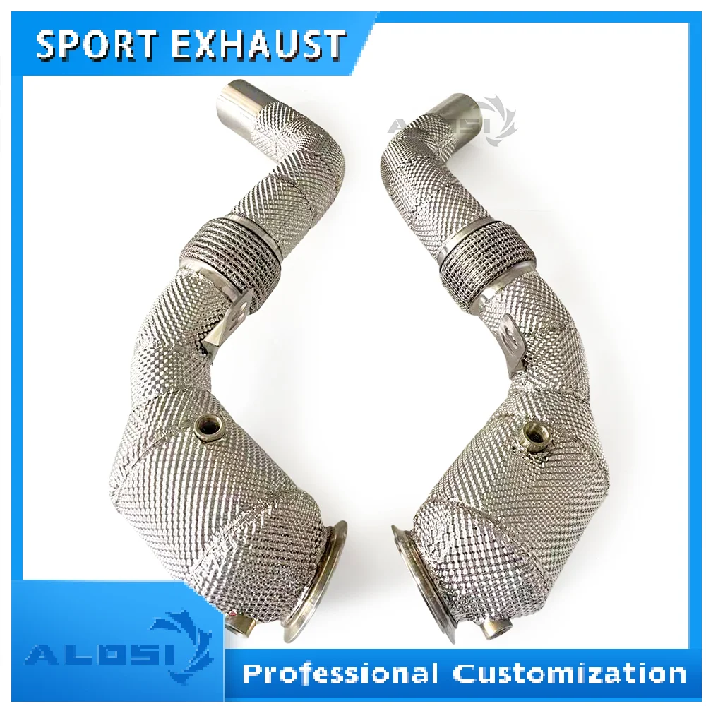 

High-performance downpipe suitable for BMW M850i G 14 G 15 G 16 4. 4T 2017-2020 perfectly compatible with the original model