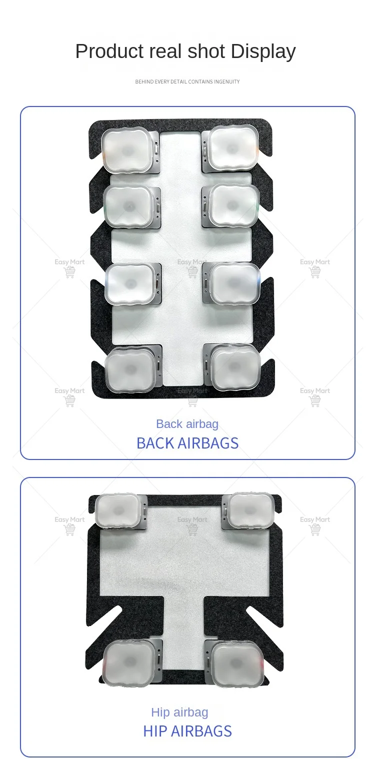Car Massage Seat Modification Accessories Function Upgrade Kit 8 Points Pneumatic Massage Seat Lumbar Support Lumbar Support