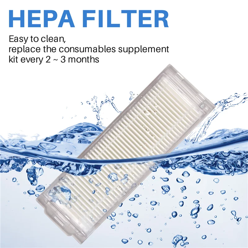 

The New Washable Hepa Air Filters For Xiaomi Mijia Mi Robot Vacuum Mop-P Pro STYTJ02YM Cleaning Robot Accessories STYTJO2M