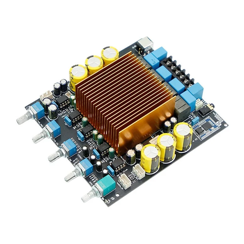 

A66F-Bluetooth 5.4 Enabled TPA3255 Amplifier Board - HIFI 2.1 Channel With 150Wx2 + 300W, Ideal For Home Audio Systems