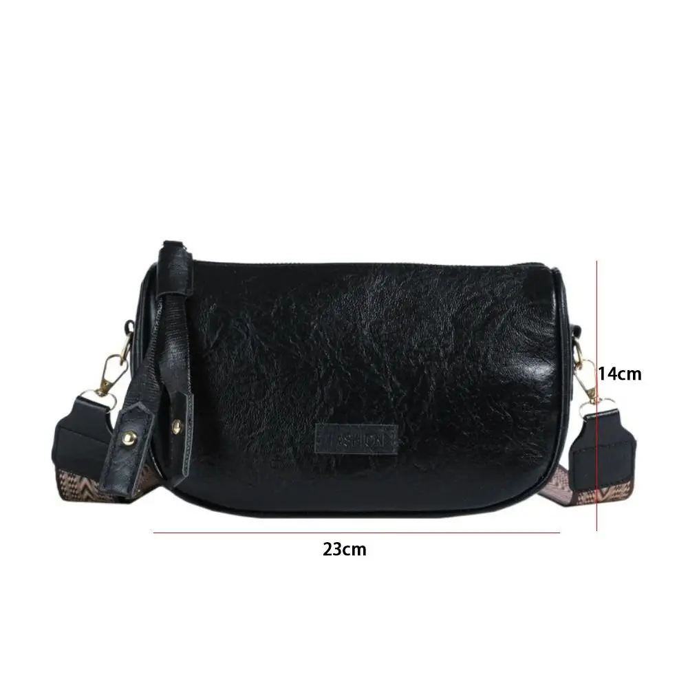 Langlebige Retro-Umhängetasche aus PU-Leder, lässige Handtasche, vielseitige Messenger-Taschen mit großem Fassungsvermögen für Damen – Detail 1