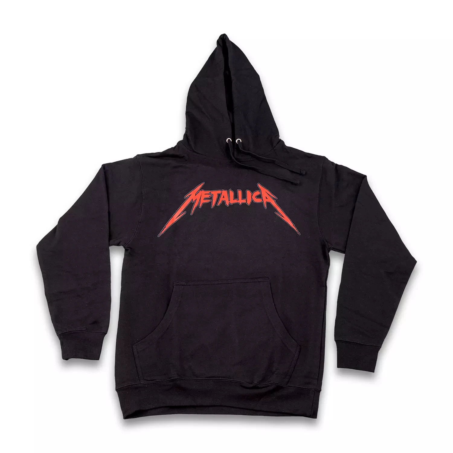 Metallica Heavy Metal Band Pullover Hoodie Unisex O‑Neck Pocket Fleece Hoody Retro Rock Fan Streetwear Casual Top