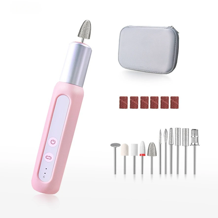 Ensemble de dissolvant de vernis à ongles électrique avec lumière de remplissage, machine à polir, sac de rangement, outils pour enlever les ongles, modèle de charge, nouveau