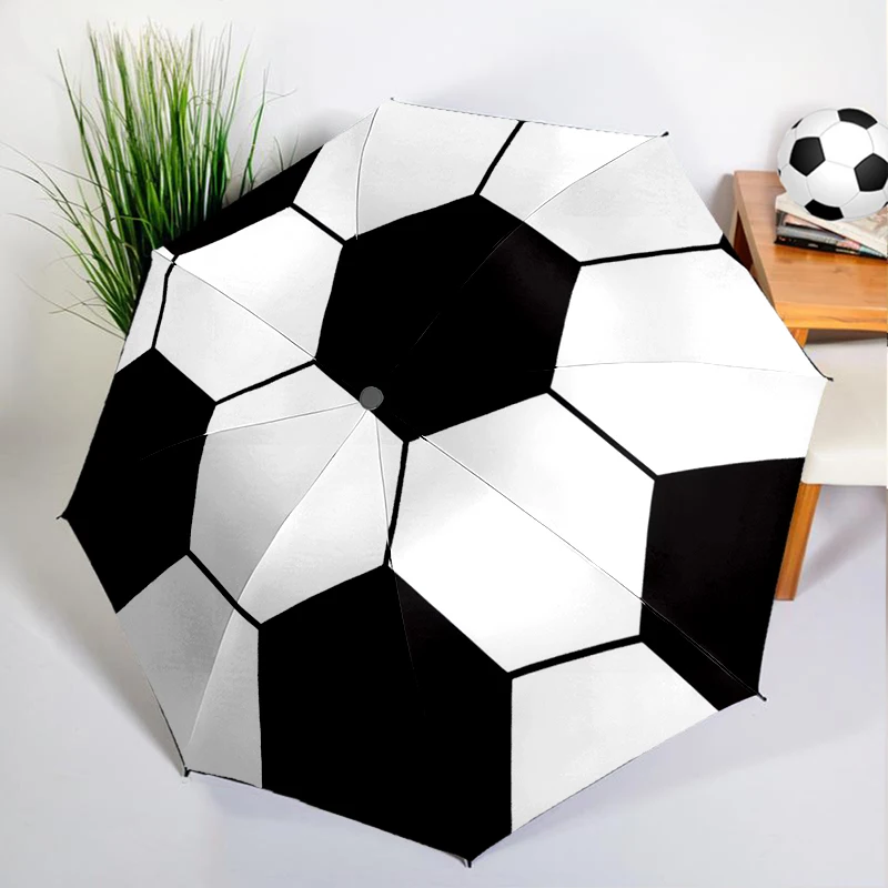 1PC Fantasy Football Umbrella Automatic Open/close, Sturdy Iron Frame & 8-Rib Struct, Umbrella for Women & Men, Christmas Gifts