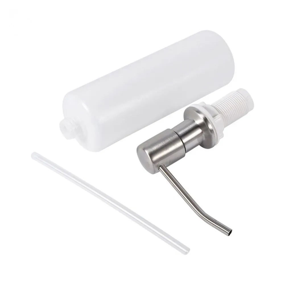 

Дозатор для мыла для раковины, 2 шт., премиум-материал, 300 мл, многоразовый, для жидкого мыла, для кухни и ванной, с помпой, для домашнего использования