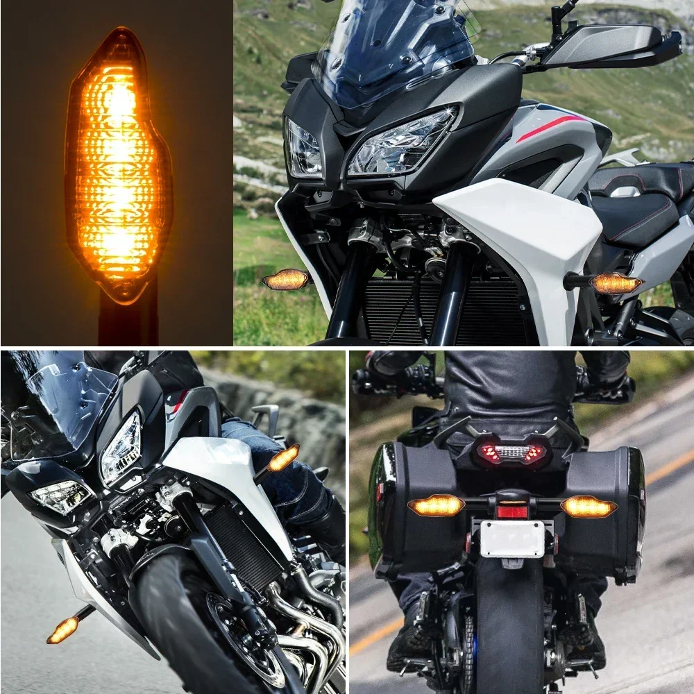 

E-MARK LED Turn Signal Light Indicator For Yamaha Tracer 900/GT MT-09 2015-2022 Tail Blinker Flashing Lamp Waterproof Lights