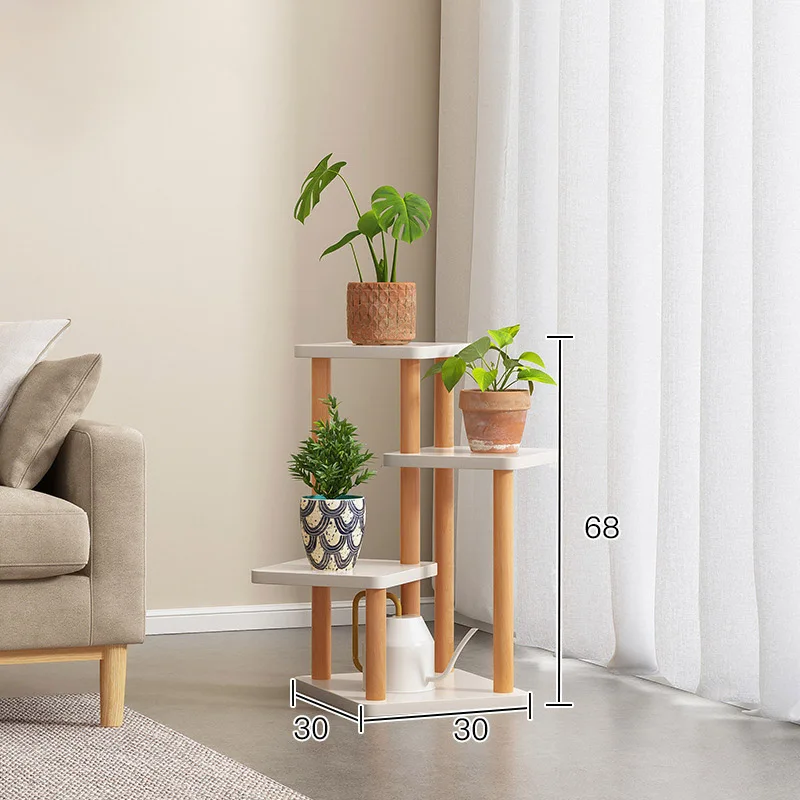 Floor-standing Hot Plant Flower Rack Indoor Living Room Household Multi-layer Flower Rack Shelves Balcony Plant Arrangement