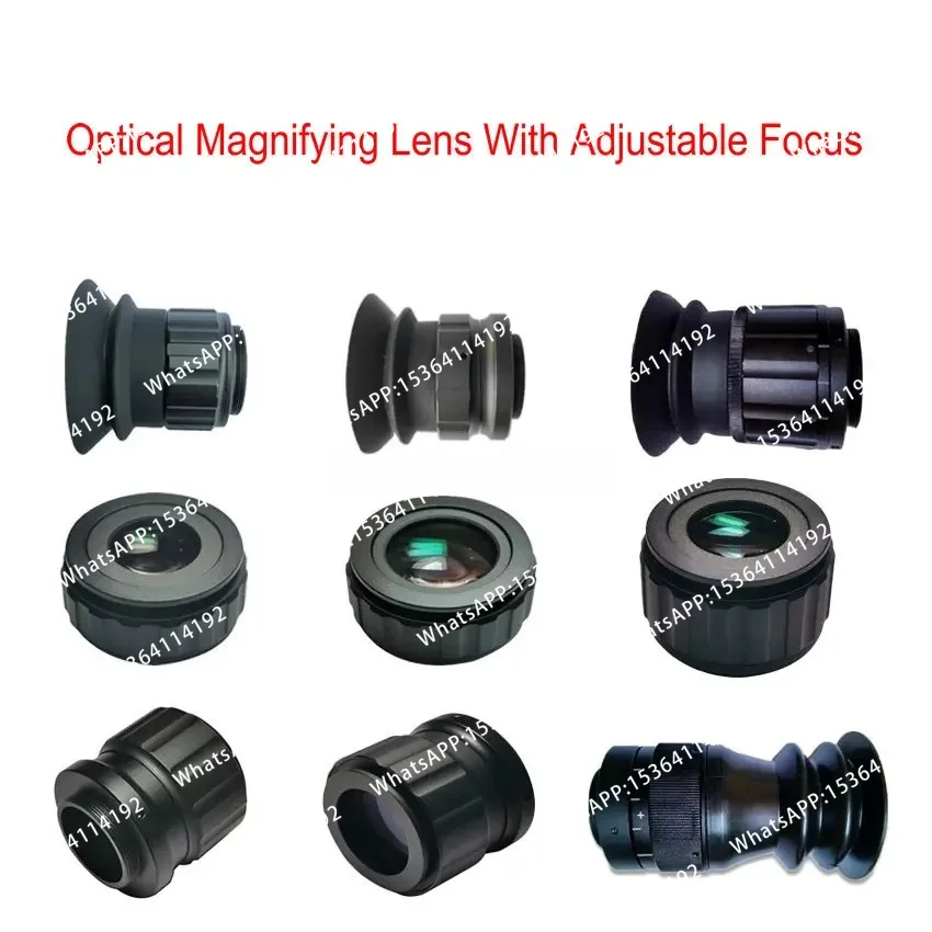 Optical Magnifying Lens 10X12X16X Professional Monocular Focusing Eyepiece Gun Aiming Digital Sight Eyepiece