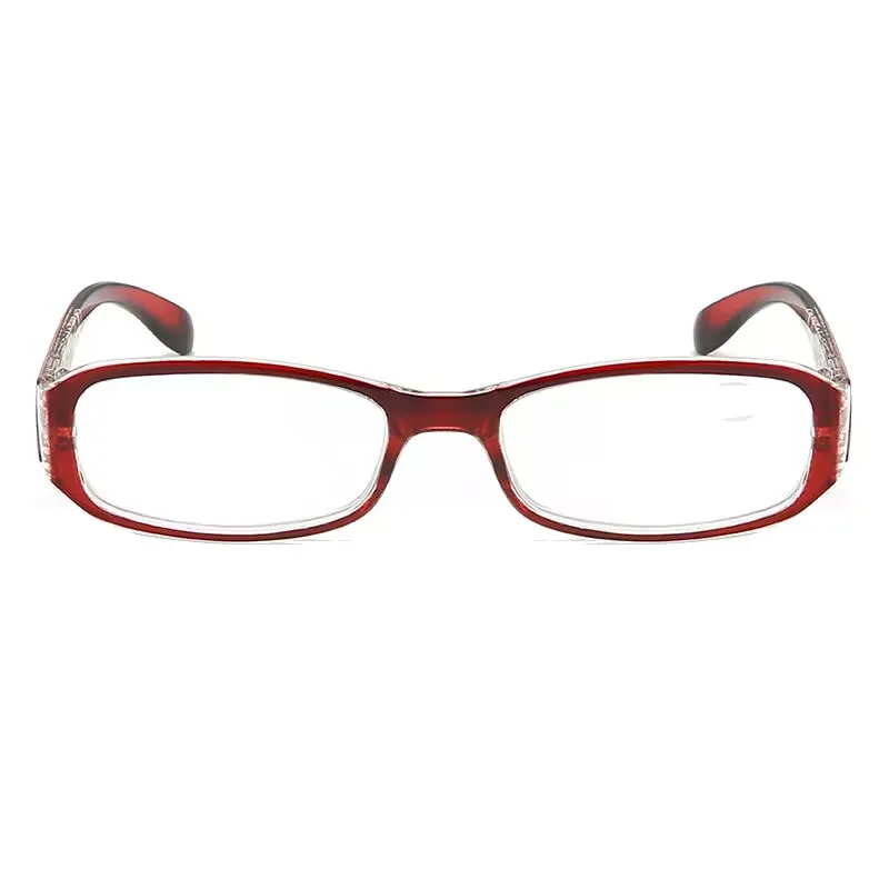 Reading glasses women's resin spring legs middle-aged and elderly clear stylish young-looking anti-fatigue women's glasses