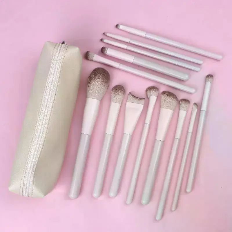 13개 메이크업 브러쉬 세트 메이크업 컨실러 블러쉬 파우더 브러쉬 아이섀도우 하이라이터 파운데이션 브러쉬 화장품 뷰티 도구