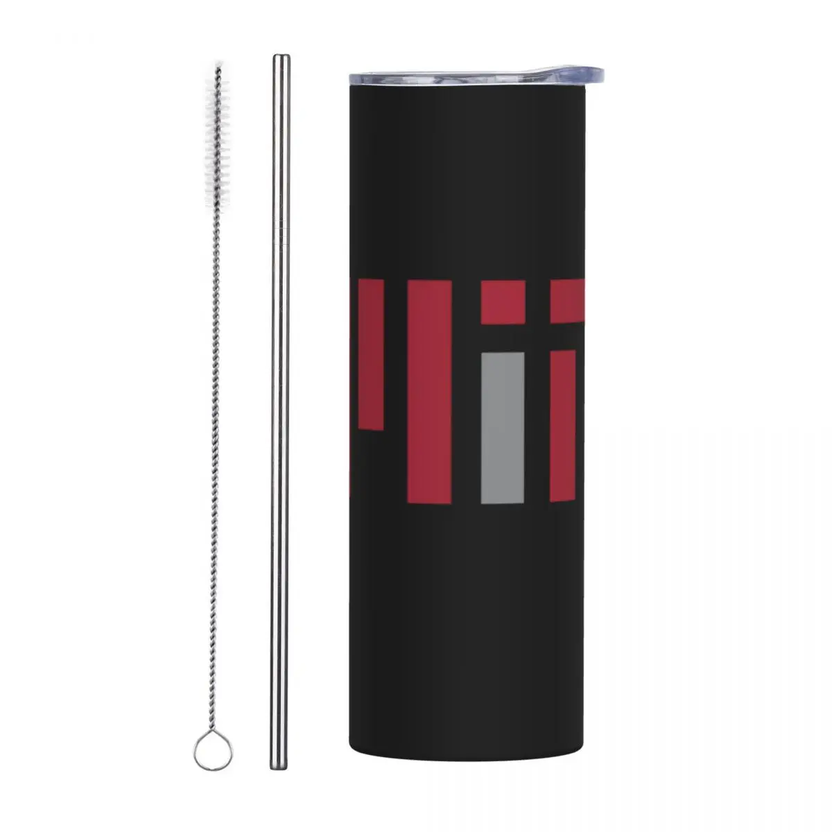 MIT University Stainless Steel Tumbler Vacuum Insulated Mugs Thermal Cold Cups Straw With Lid 20oz