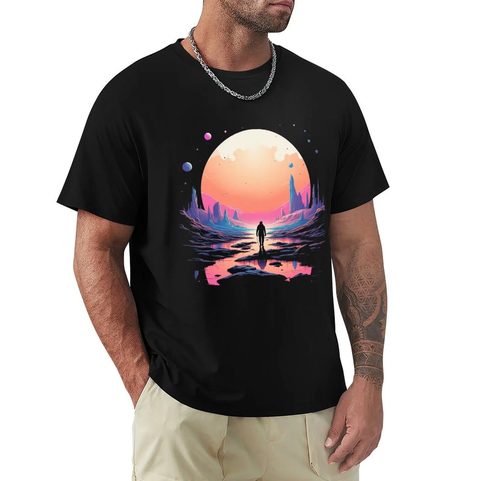 Interstellar Dream' T-Shirt man t shirt graphic T-Shirt