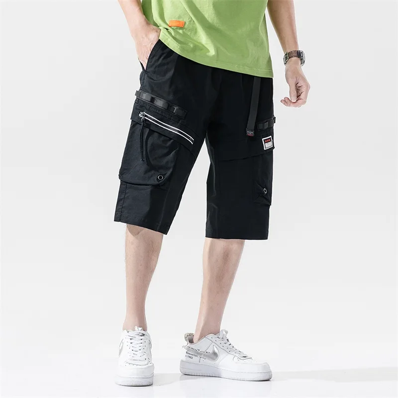 

Cargo Shorts for Men 2023 New Trend Cargo Shorts Men's Big Pocket Shorts Summer Fashion Casual Straight Multi-Pockets Shorts