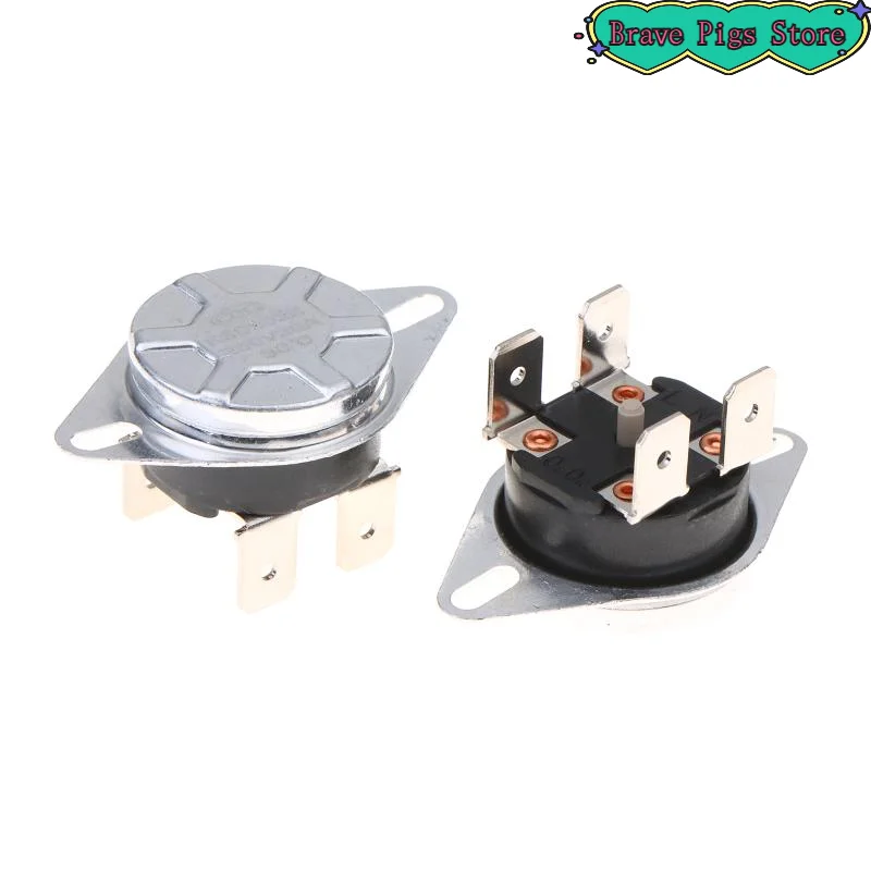 [HM]KSD302X/T Temperature Sensor 4Pin Bipolar Temperature Switch 250V20A 75-95 Degrees Manual Reset Heater Thermostat[HM]