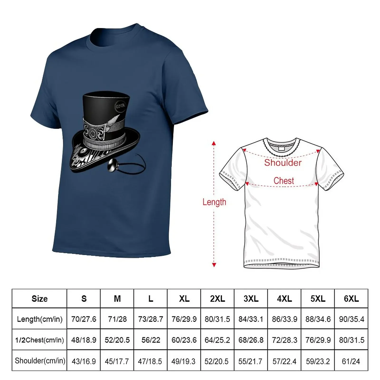 New Guns N' Roses Slash's Top Hat T-Shirt korean fashion anime clothes Short sleeve tee T-shirt short t shirt men