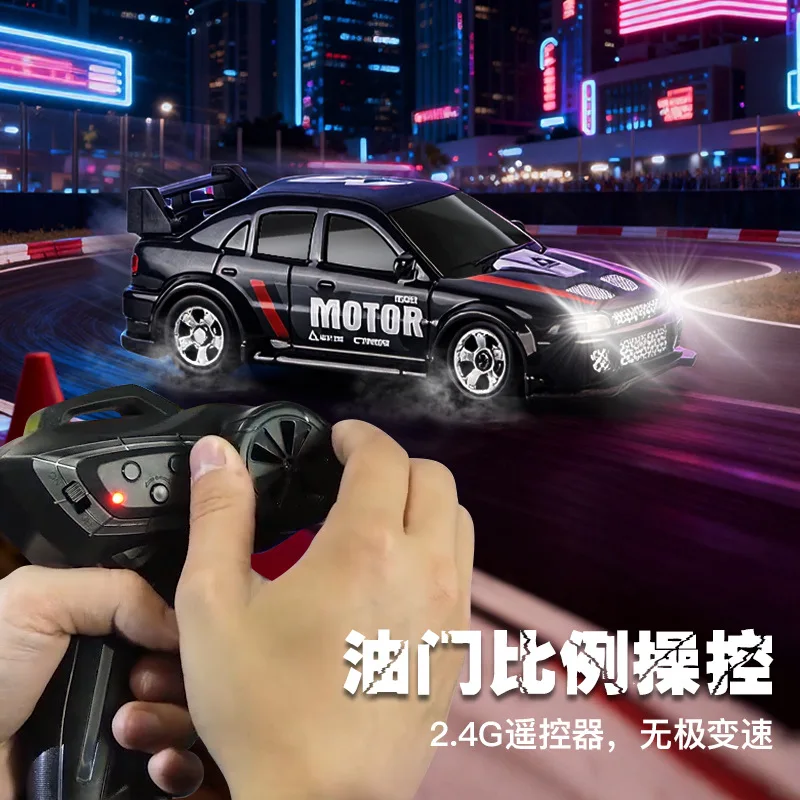 New mini desktop remote control car KF33 1/64 2.4G high speed drift remote control car four-wheel drive GTR racing model toy