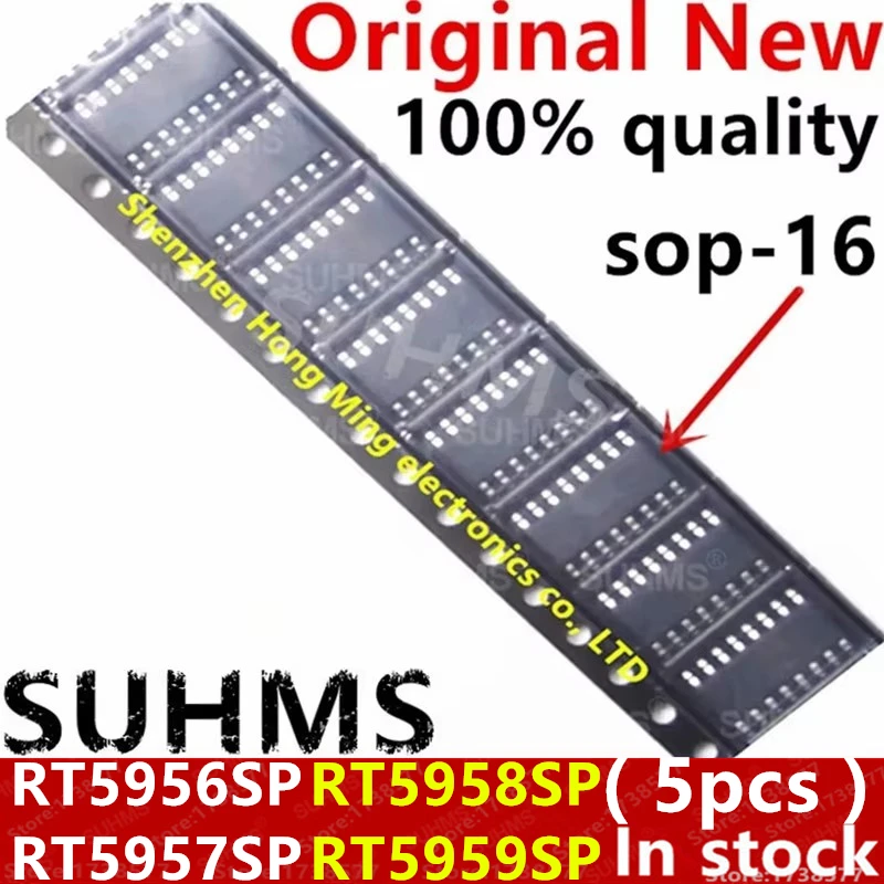 (5piece)100% New RT5956SP RT5957SP RT5958SP RT5959SP 5956SP 5957SP 5958SP 5959SP sop-16
