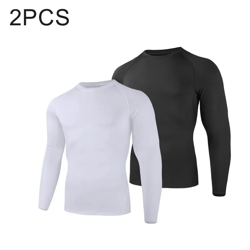 طقم تي شيرت رياضي بأكمام طويلة لعام 2025 مكون من قطعتين، رائع وجيد التهوية في الشارع