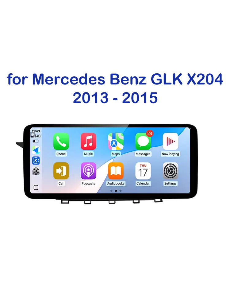 Auto-Radio Kabellos für Mercedes Benz GLK X204 2013 - 2015 Android 16 Videoplayer 4G GPS-Navigation Auto-Tools QLED Ultra-Dünner Bildschirm