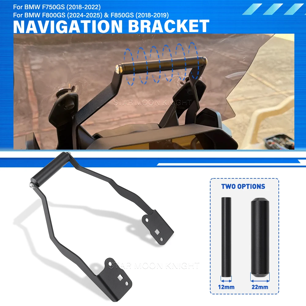 

For BMW F800GS (2024 2025), F750GS (2018-2020), F850GS (2018-2019) Mobile Phone Support Stand Holder GPS Navigation Bracket