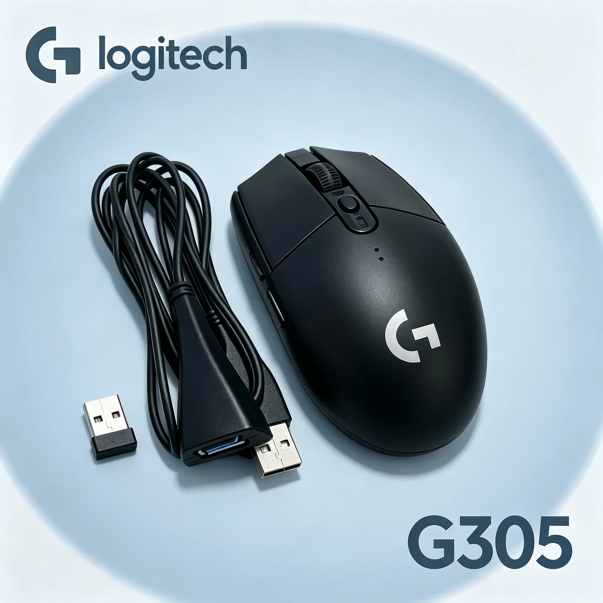 Home Office Tim - Practical Logitech G305 2.4G Wireless Mouse