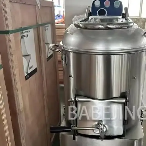 

Stainless Steel Electric Potato Peeling Machine Commercial Fully Automatic Carrot Cleaning Machine for Kitchen Use