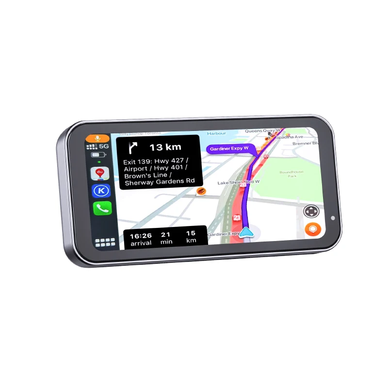 SJCAM RD10 All-in-one Creen Projection Navigation การบันทึกหน้าจอสัมผัส 5G wifi สนับสนุน CarPlay อัตโนมัติสําหรับรถจักรยานยนต์ขี่