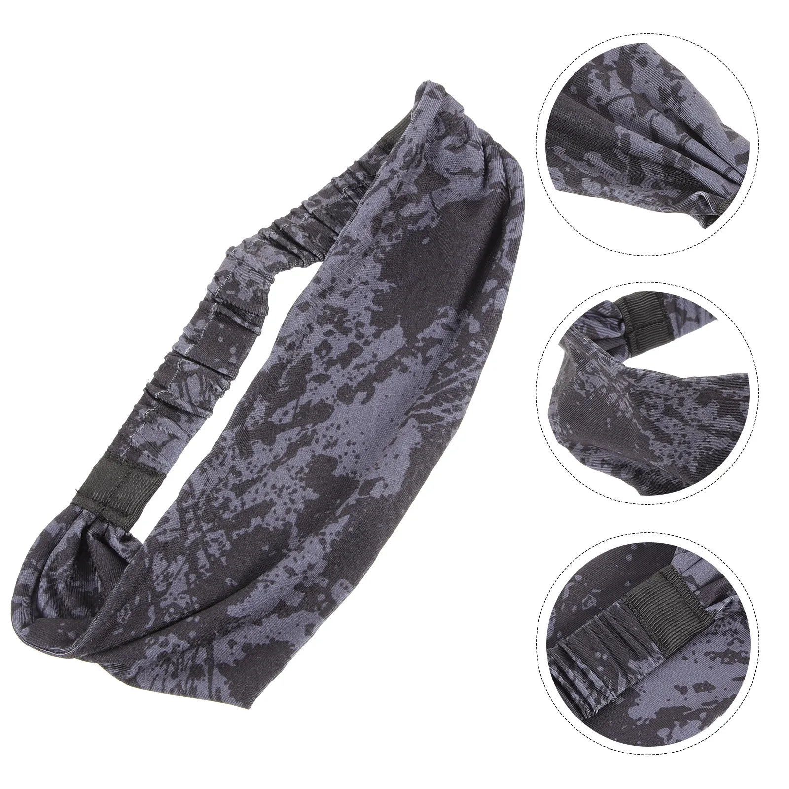 

Fashion Graffiti Print Sports Headband Soft Breathable Fabric Workout Headband for Women Men Yoga Running Sweatband Athletic